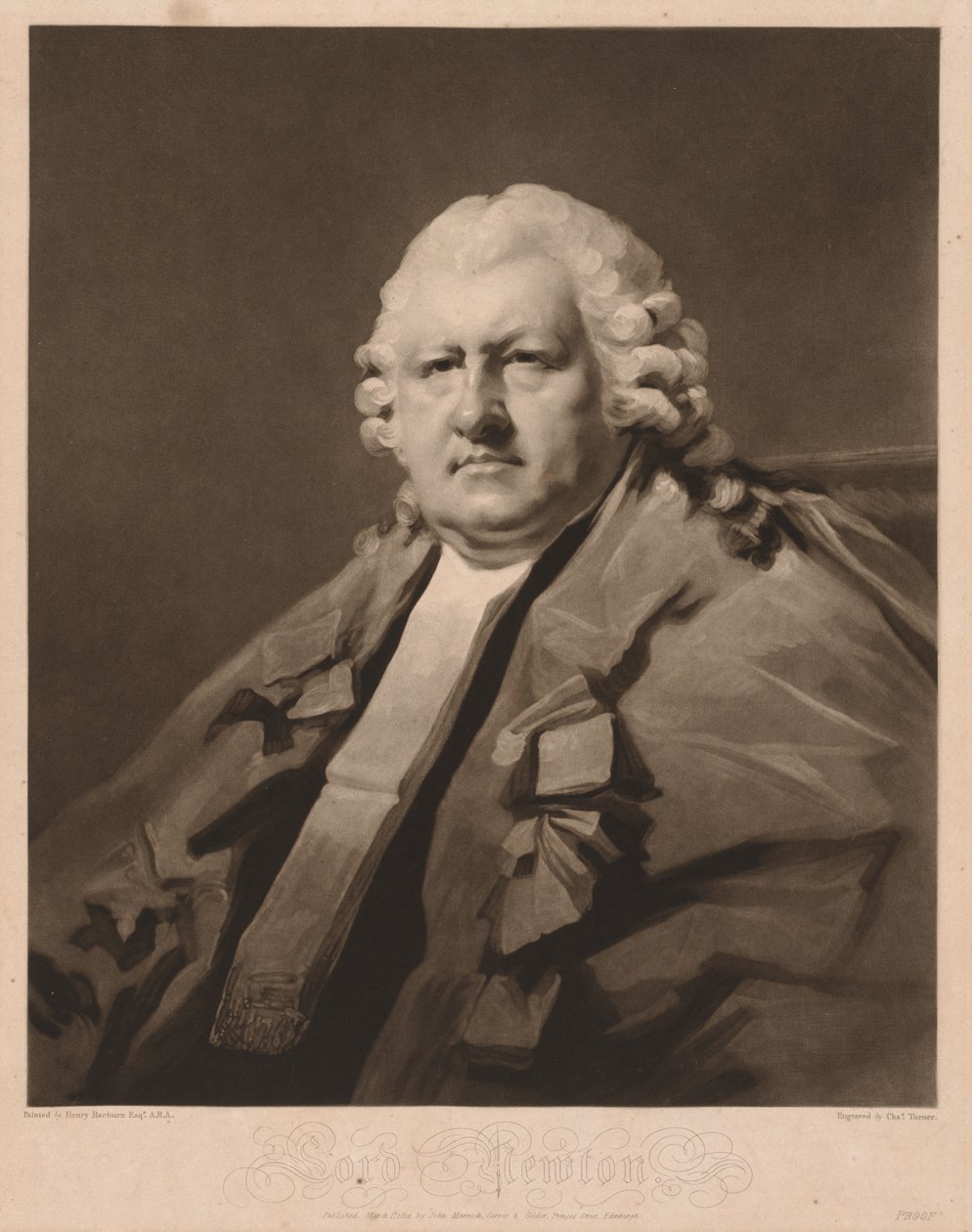 Lord Newton, 1814 von Charles Turner