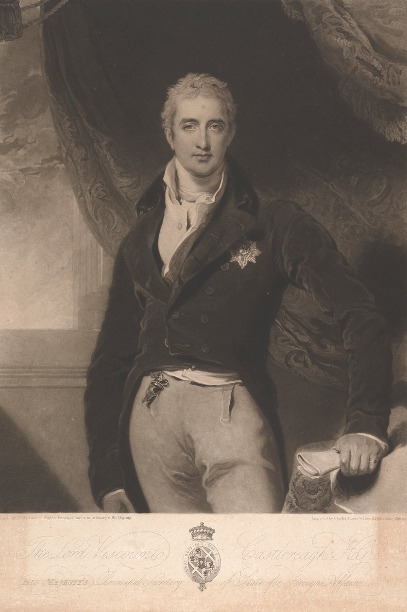 Lord Viscount Castlereagh von Charles Turner