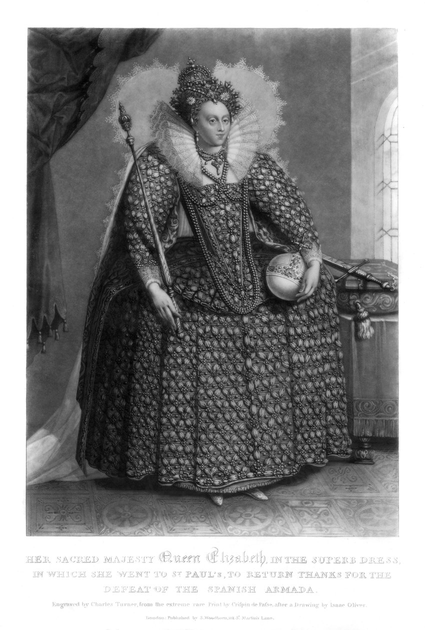 Königin Elisabeth I., 1816 von Charles Turner