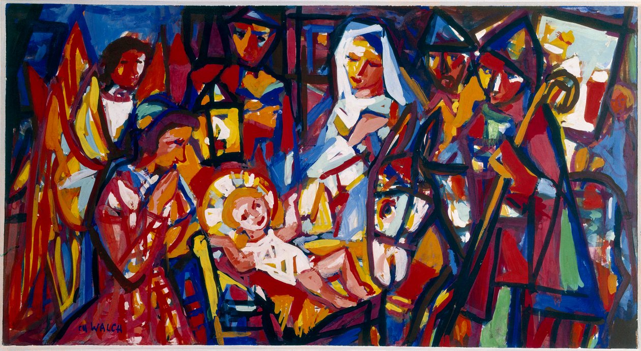 Geburt Christi, 20. Jahrhundert von Charles Walch