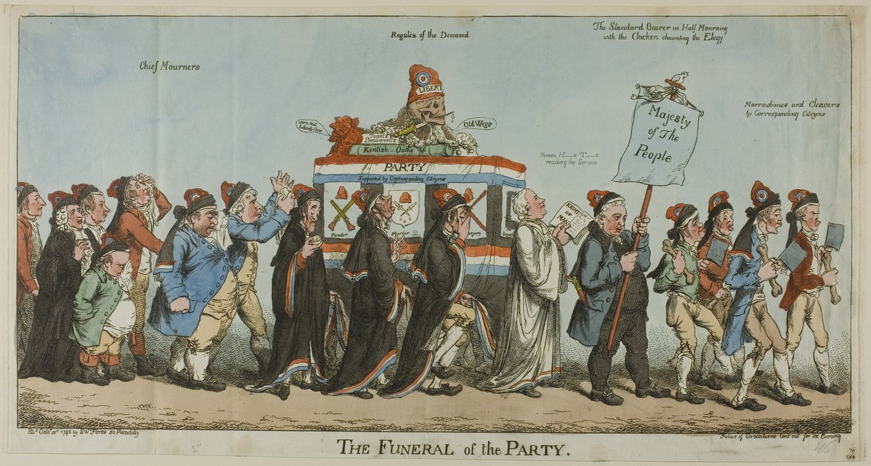 Das Begräbnis der Partei von Charles Williams