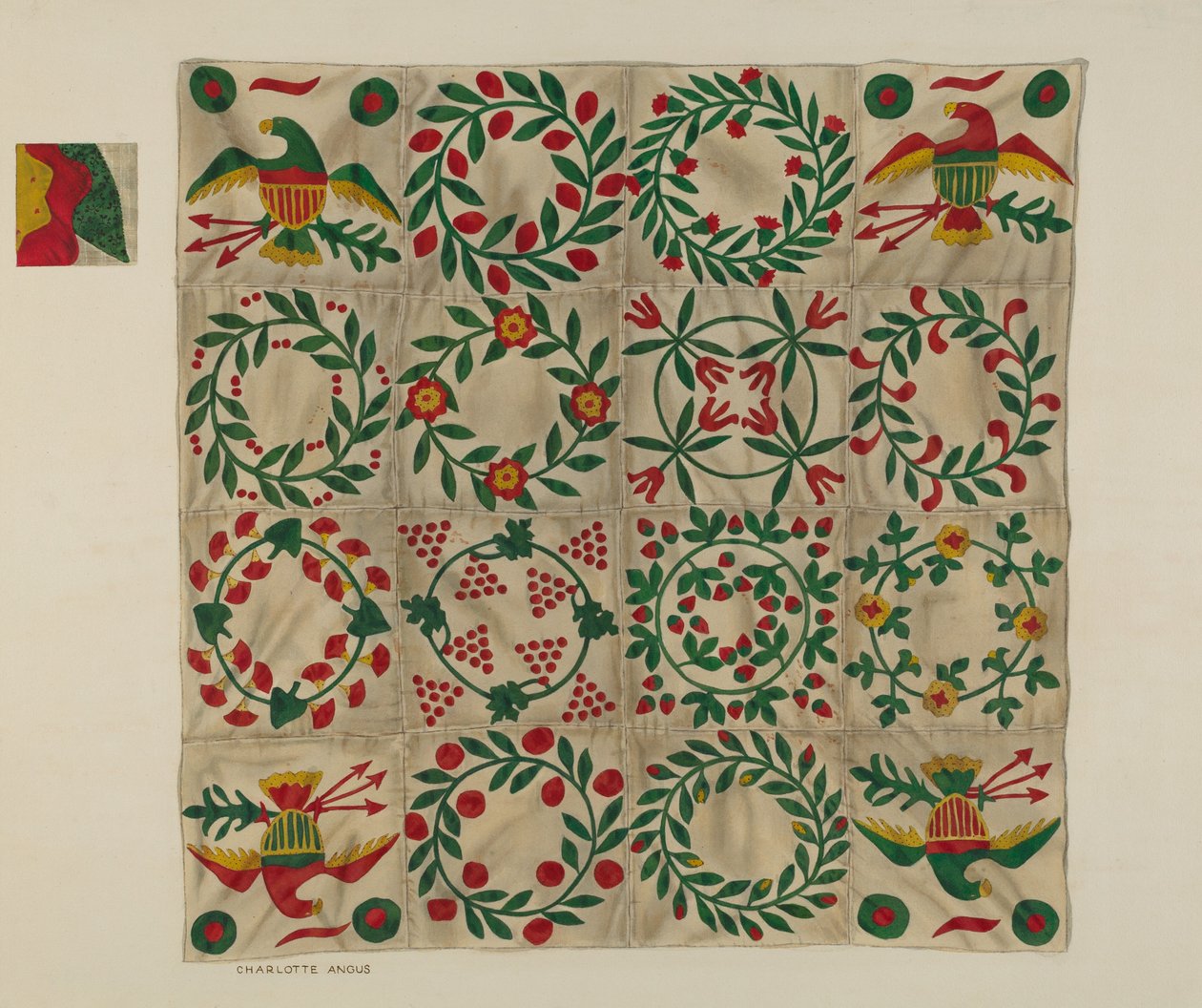 Steppdecke von Charlotte Angus