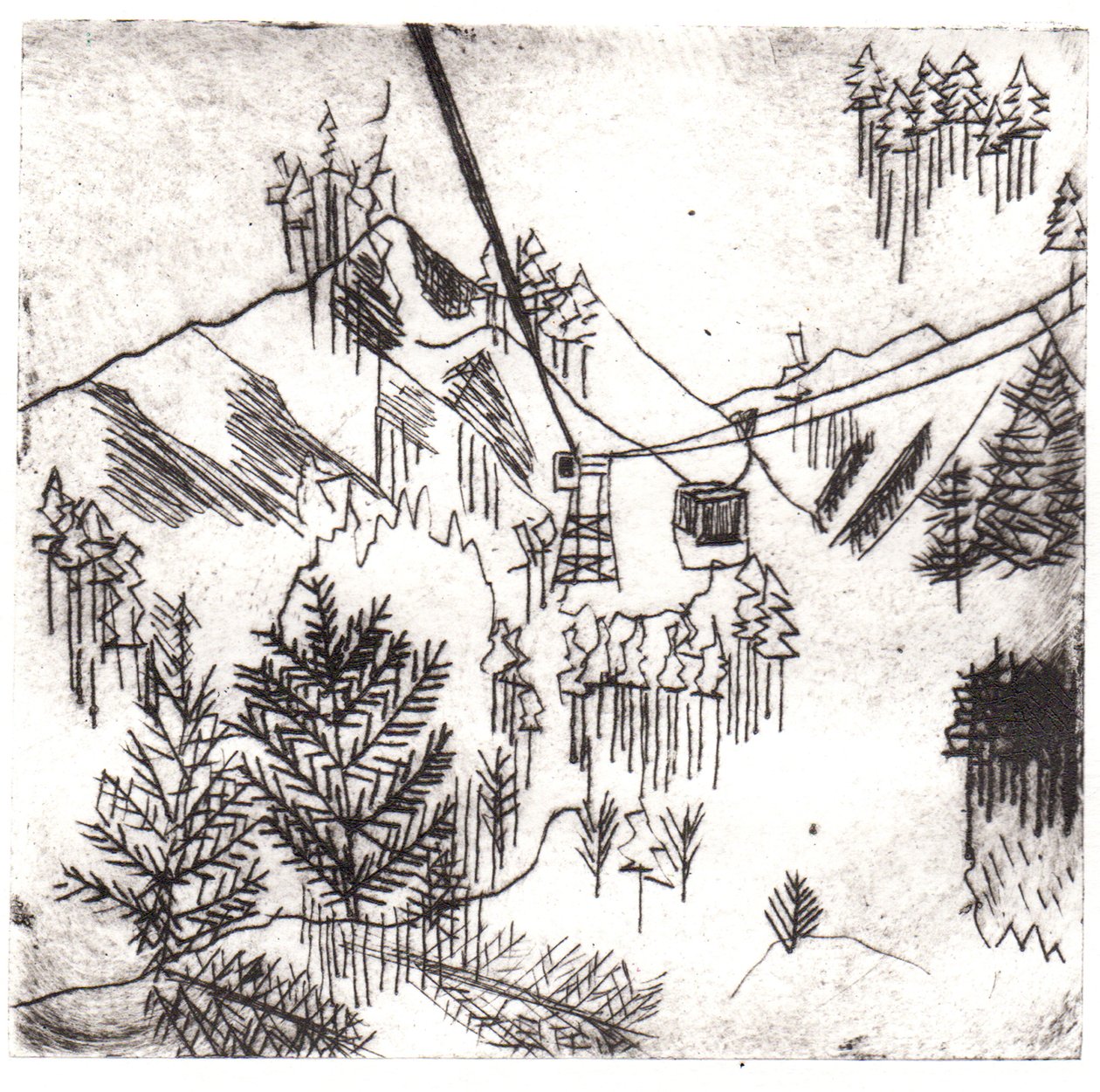Mayrhofener Berge von Charlotte Orr