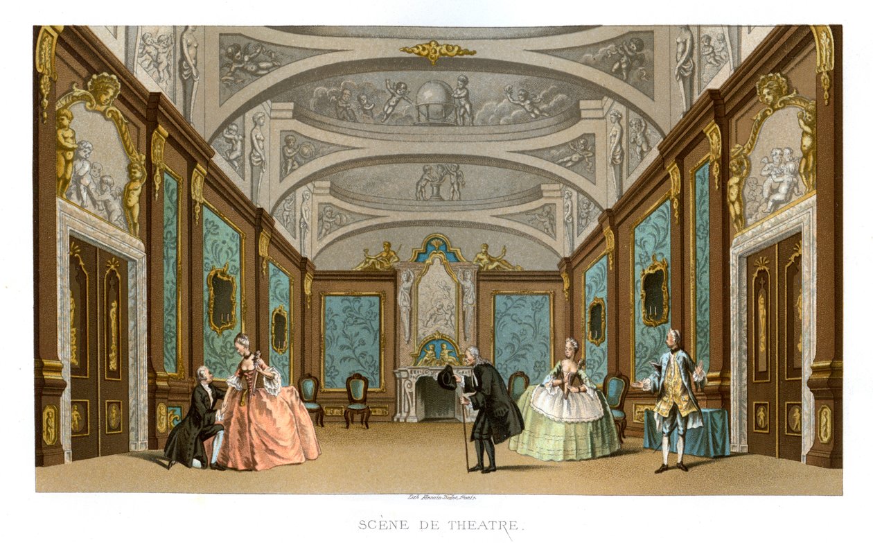 Szene aus einem Stück, 1885 von Charpentier