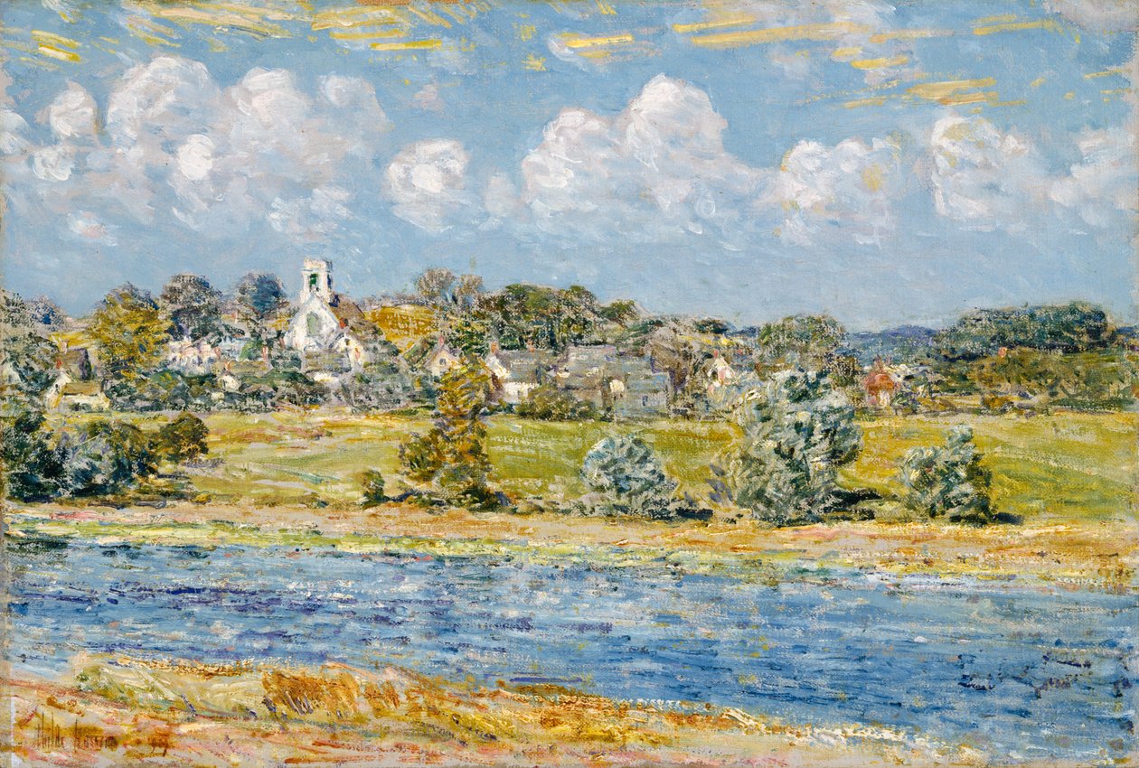 Landschaft bei Newfields, New Hampshire von Childe Frederick Hassam