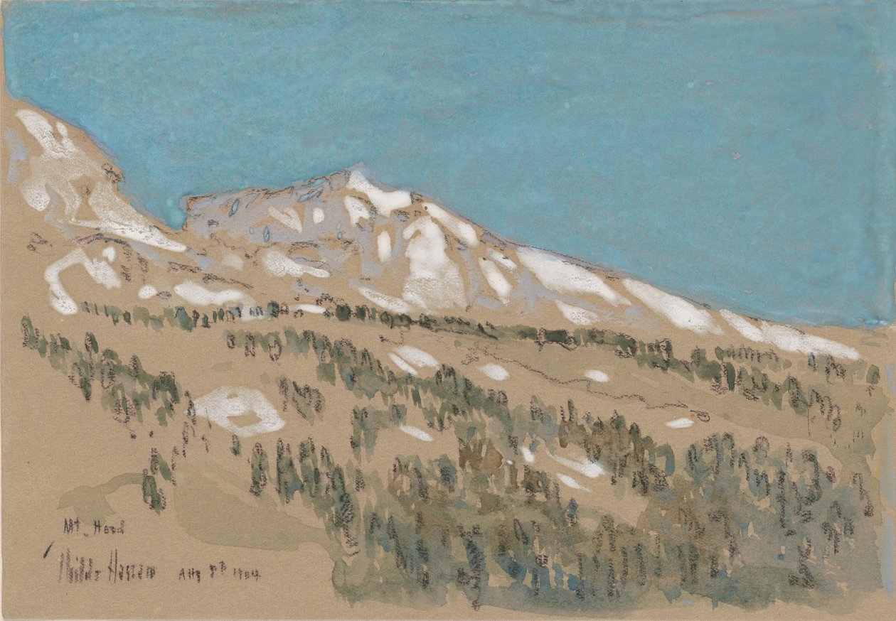 Mt. Hood von Childe Frederick Hassam