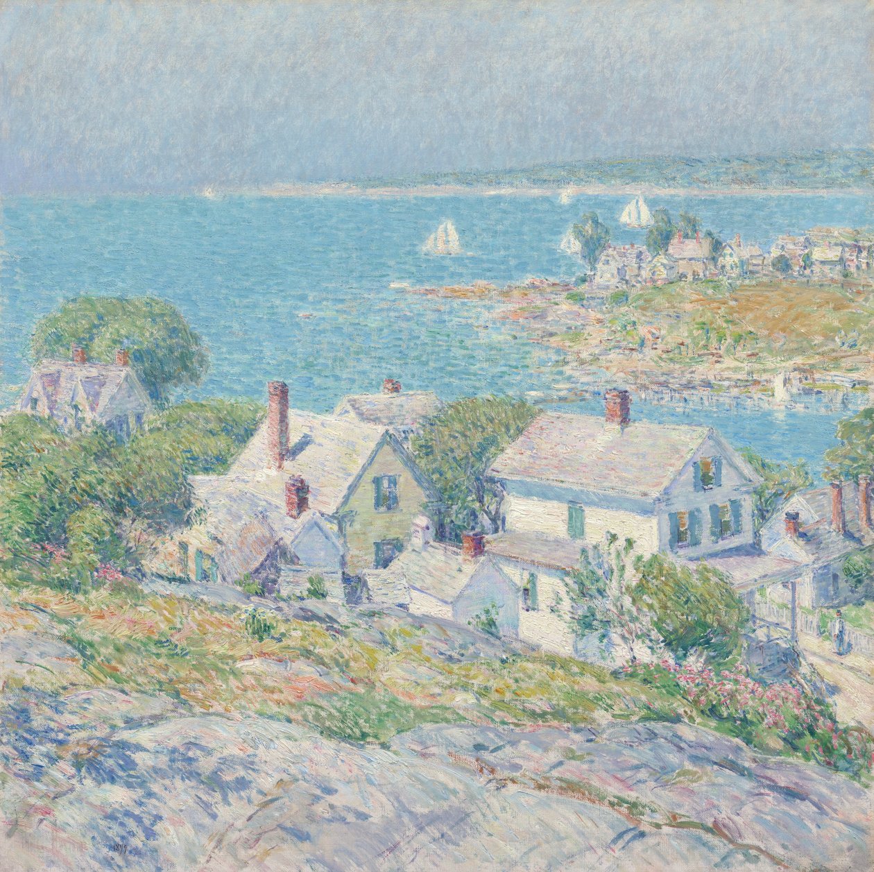 Küstenlandschaft von Neuengland von Childe Frederick Hassam