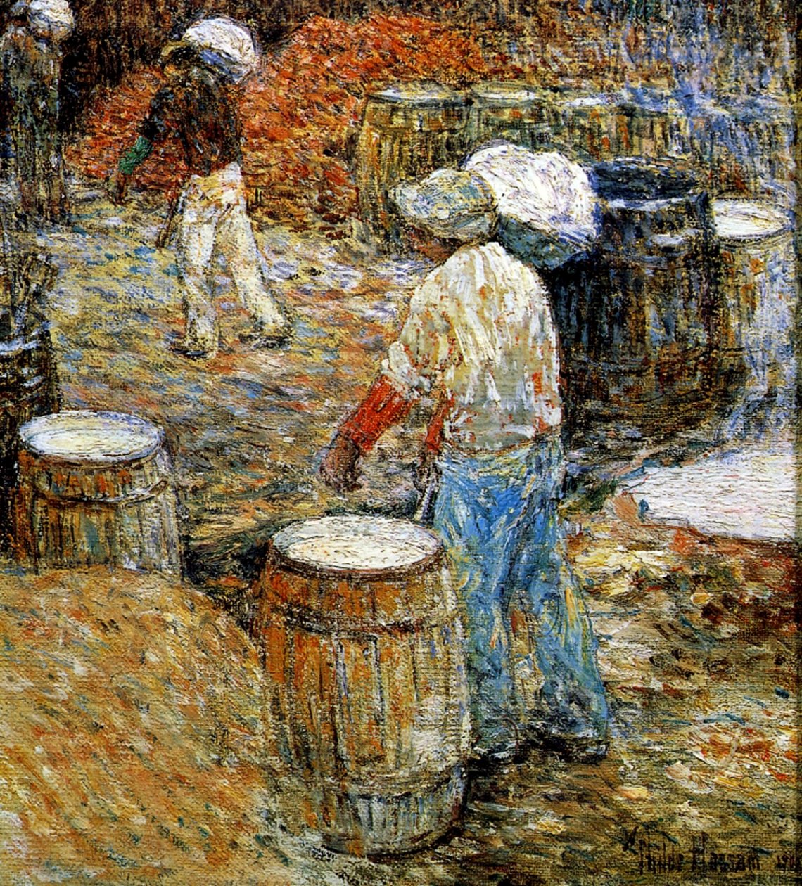 New York, Maurer von Childe Frederick Hassam