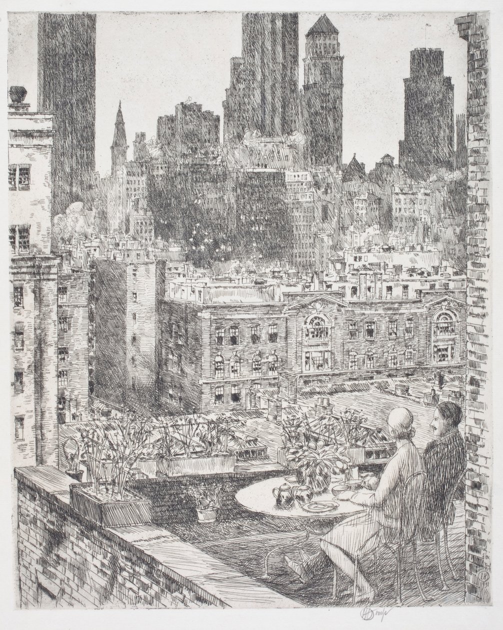 Frühling in New York von Childe Frederick Hassam