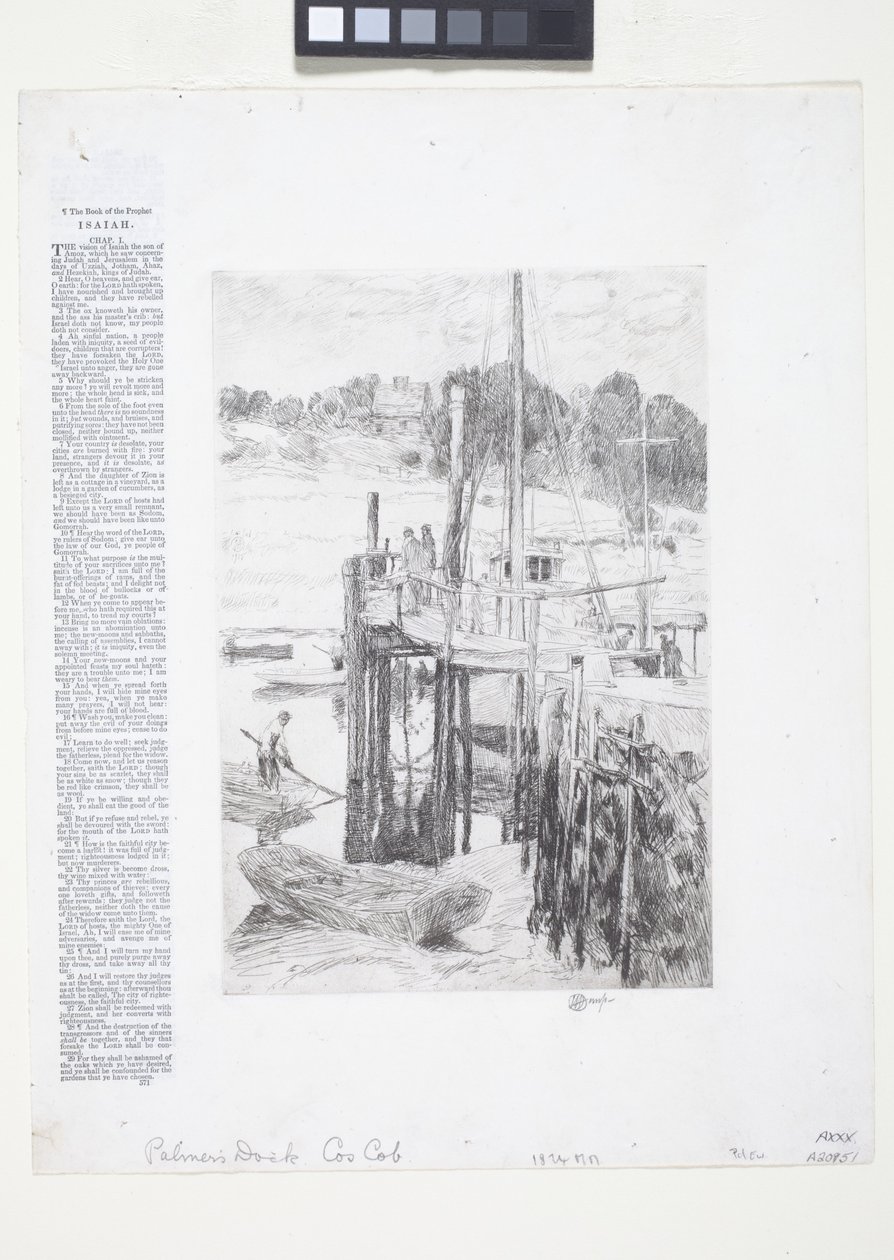 Palmers Dock von Childe Frederick Hassam