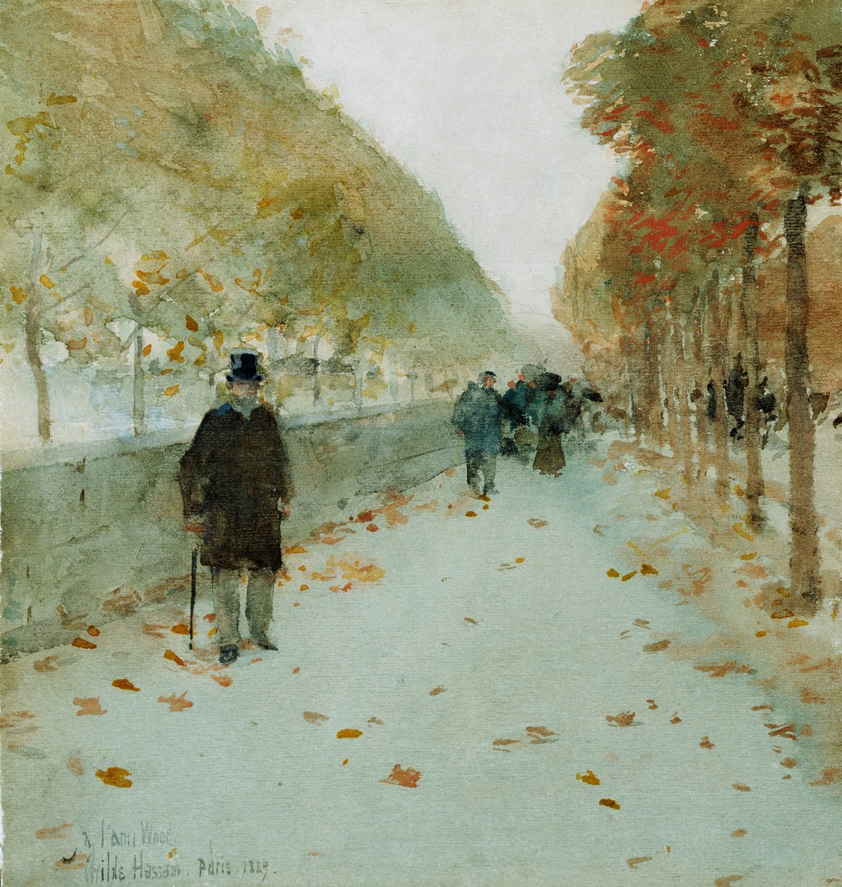 Quai du Louvre von Childe Frederick Hassam