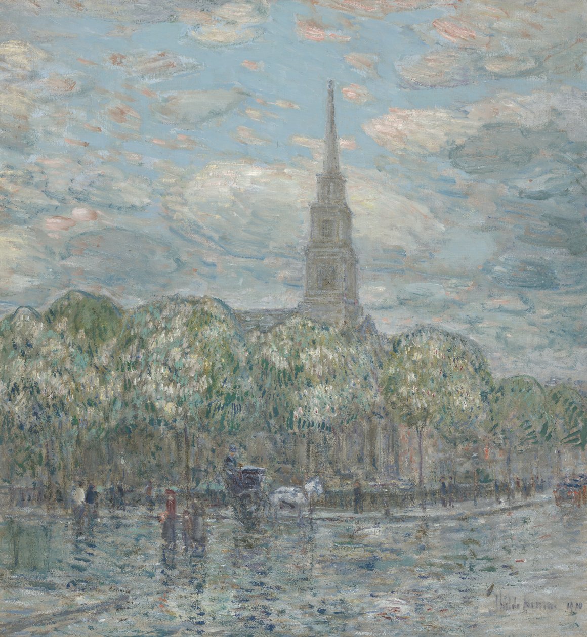 St. Markus in der Bowery von Childe Frederick Hassam