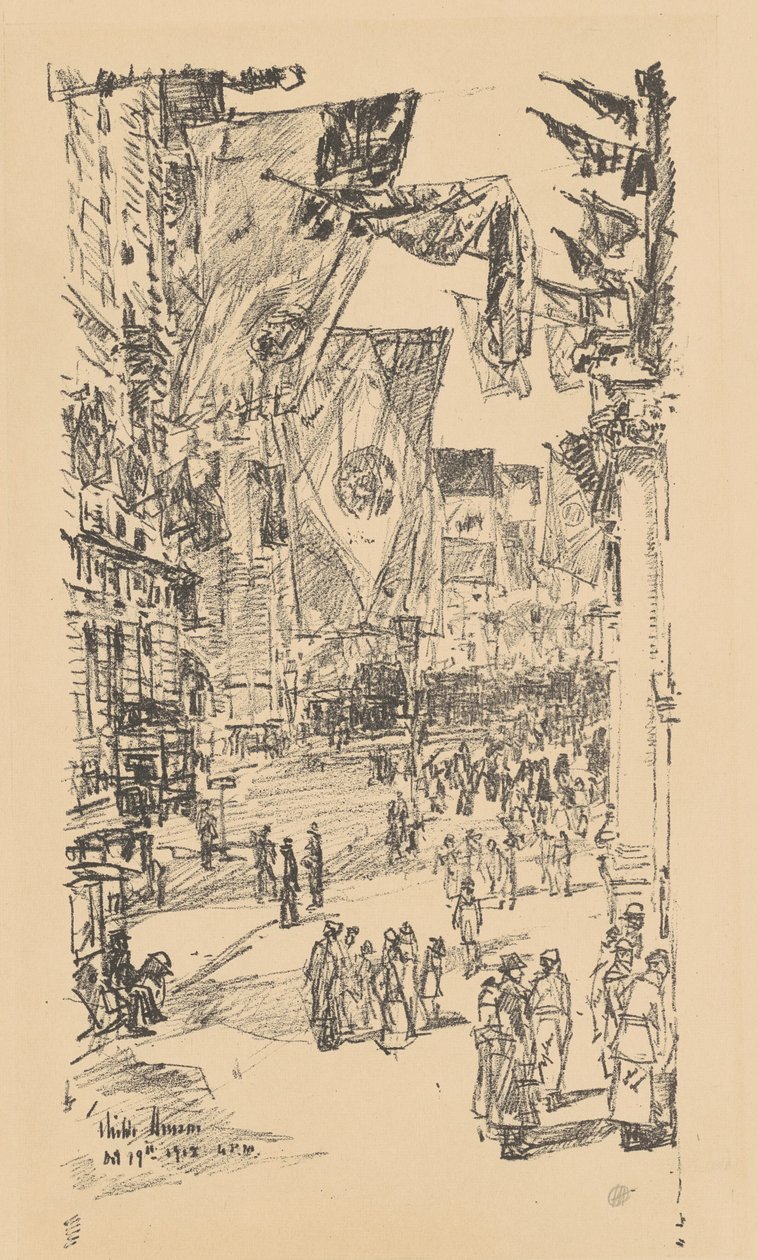 Allee der Verbündeten von Childe Hassam