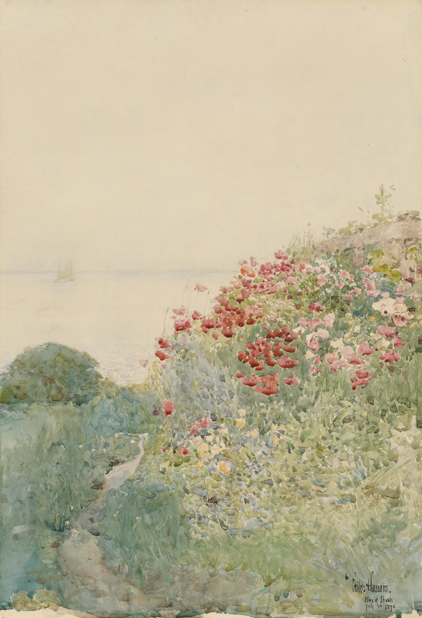 Mohnfeld, Isles of Shoals von Childe Hassam