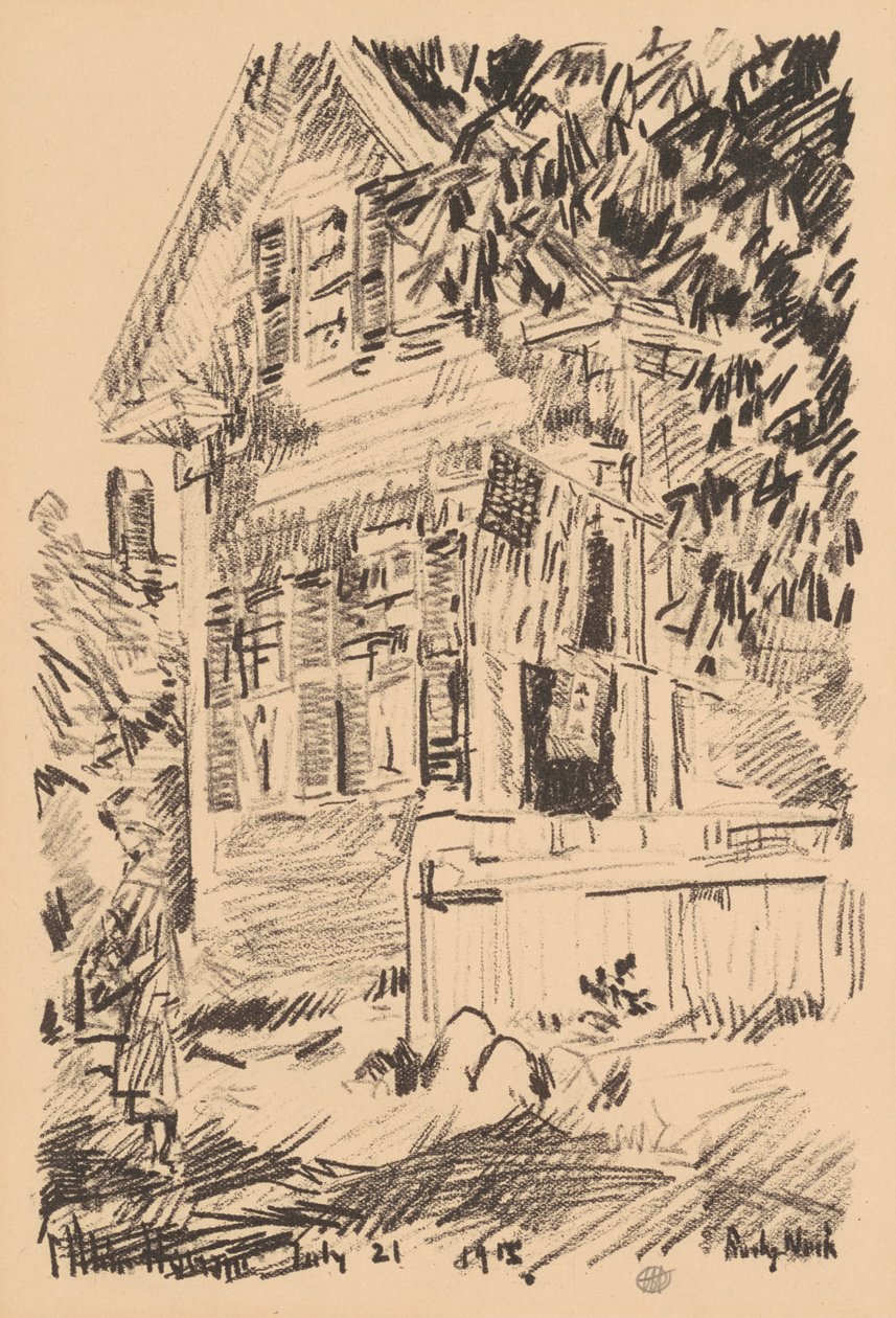 Die Dienstflagge von Childe Hassam