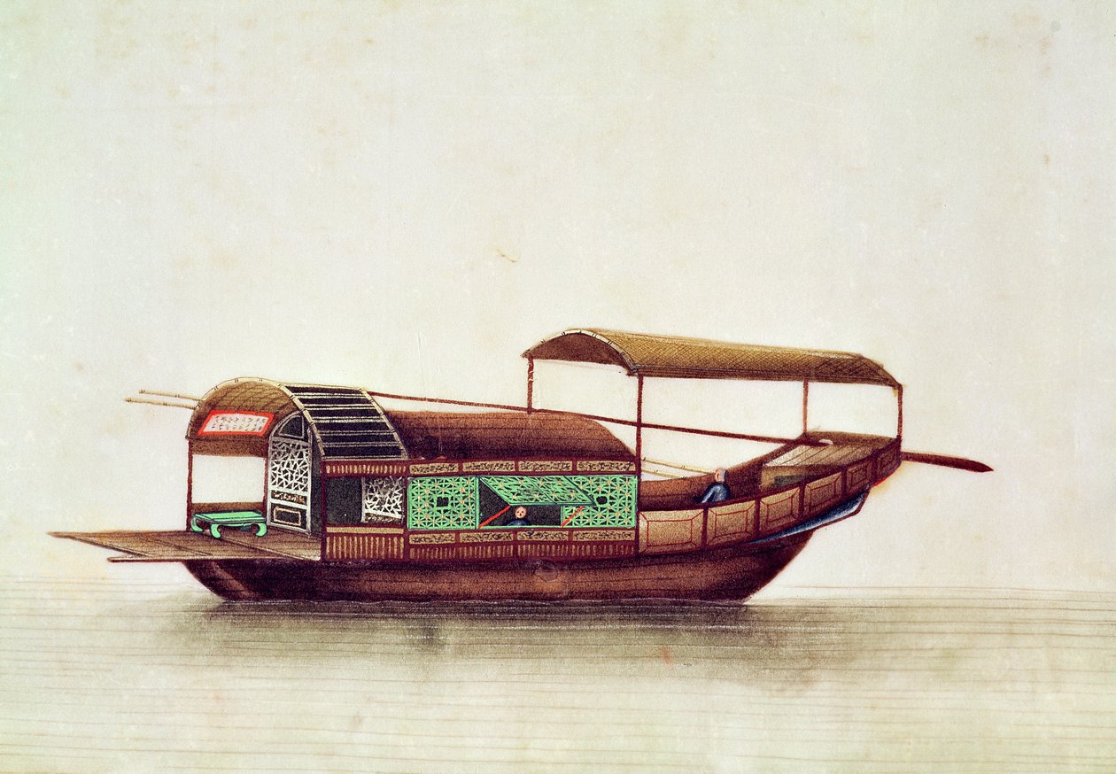Ein Sampan, Qianlong-Periode (1736-96) von Chinese School