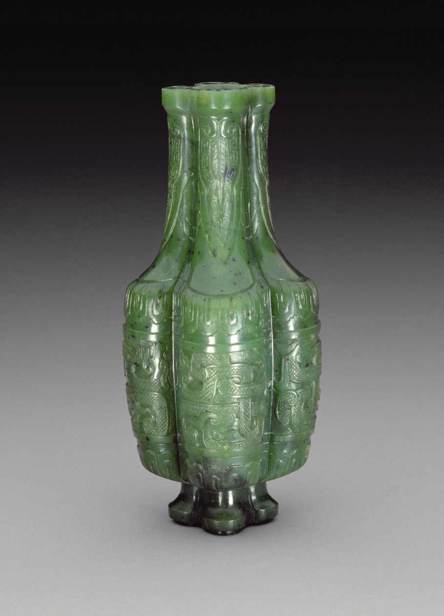 Vase (Jade) von Chinese School