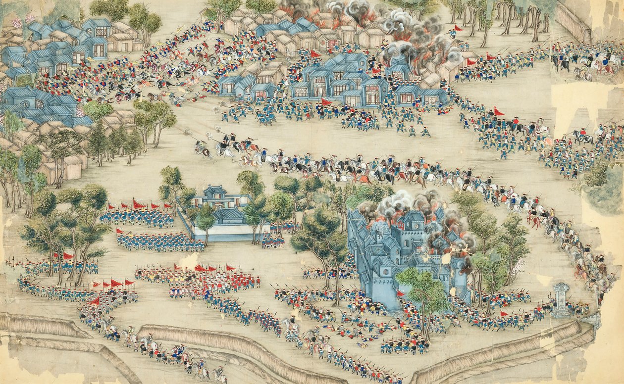 Der Taiping-Aufstand, nach 1864 von Chinese Master.