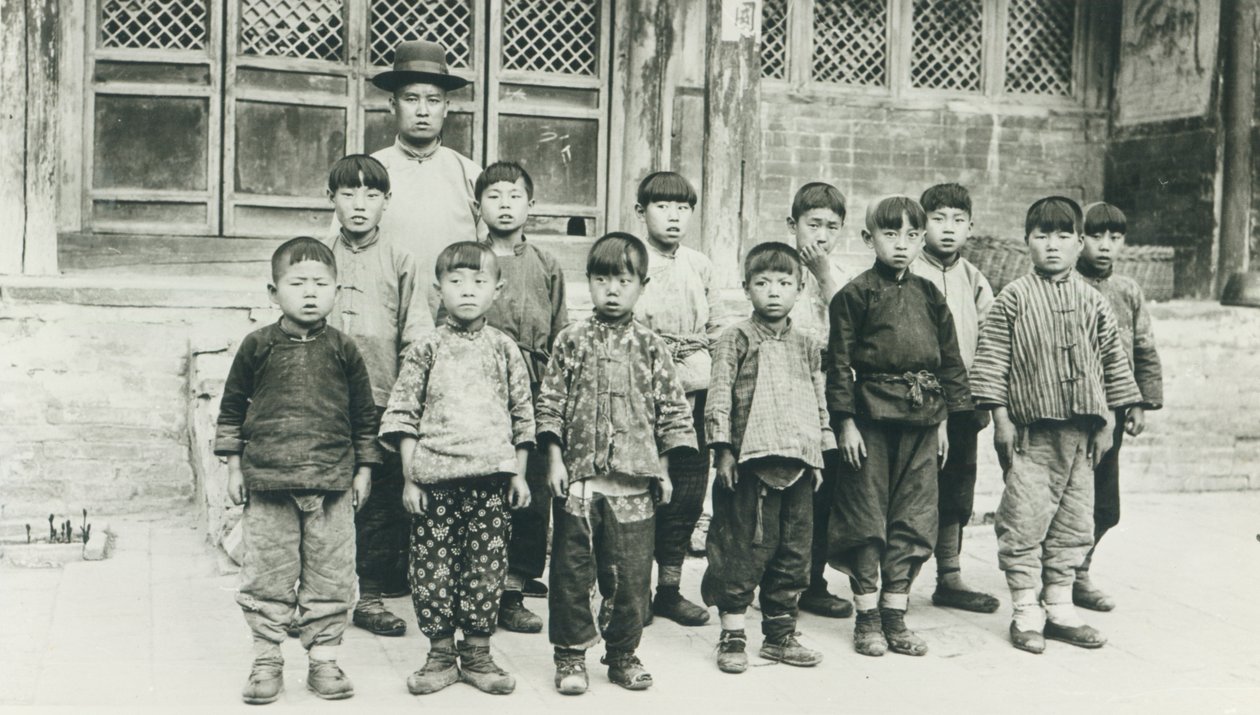 Lehrer und Schüler von Chinese Photographer