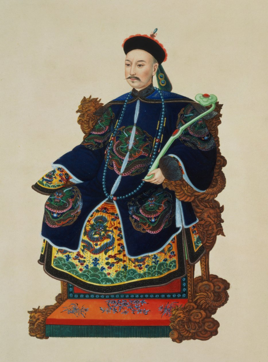 Porträt eines Mandarins von Chinese School