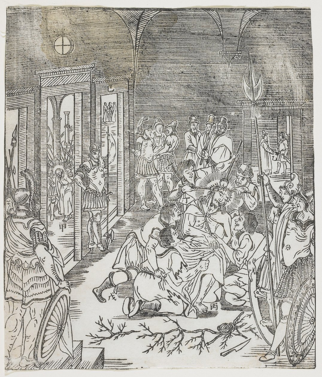 Die Verspottung Christi, 1637 von Chinese School