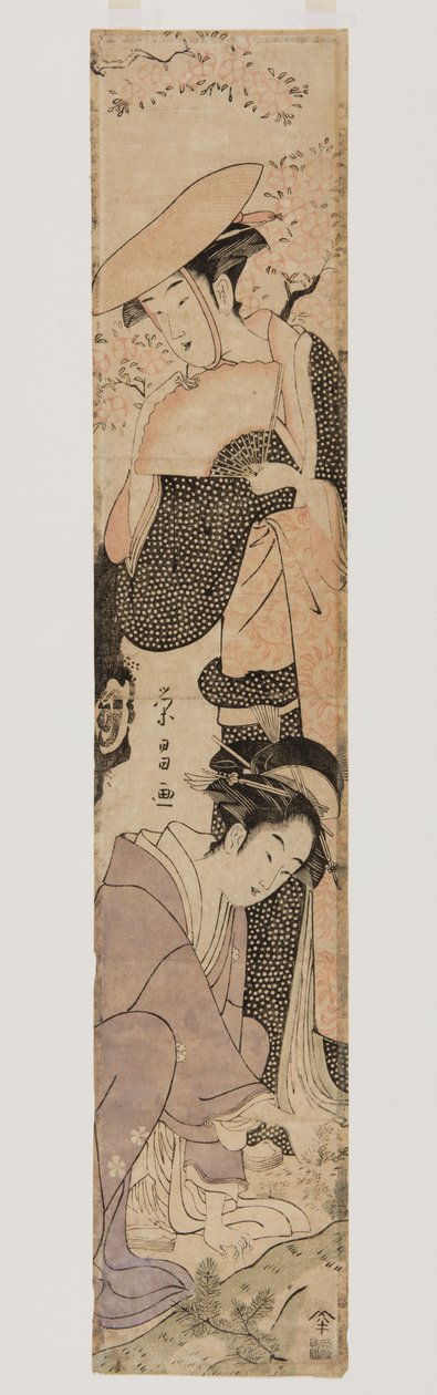 (Farbholzschnitt) von Chokosai Eisho