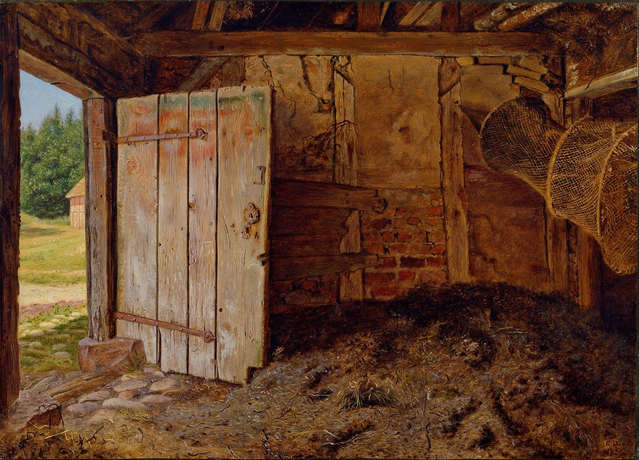 Innenraum eines Nebengebäudes von Christen Dalsgaard