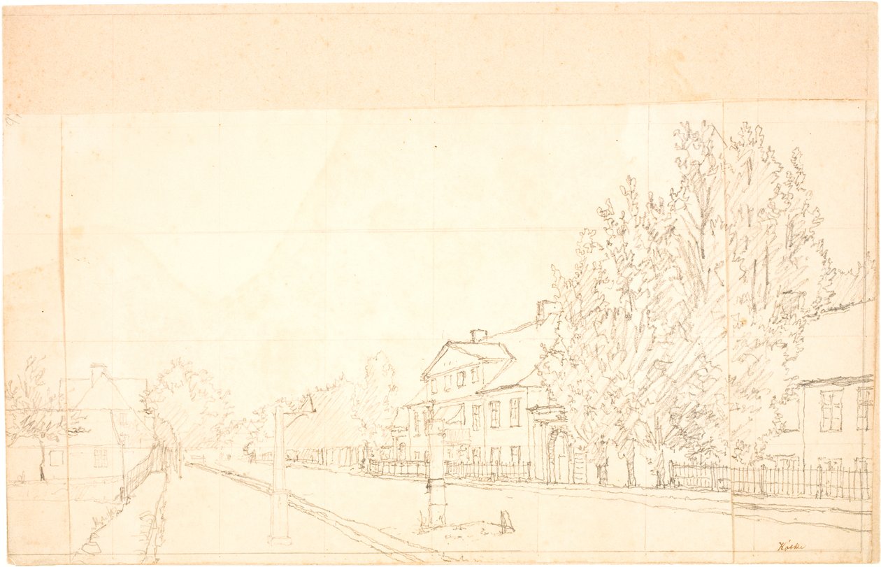 Morgenansicht von Østerbro von Christen Købke