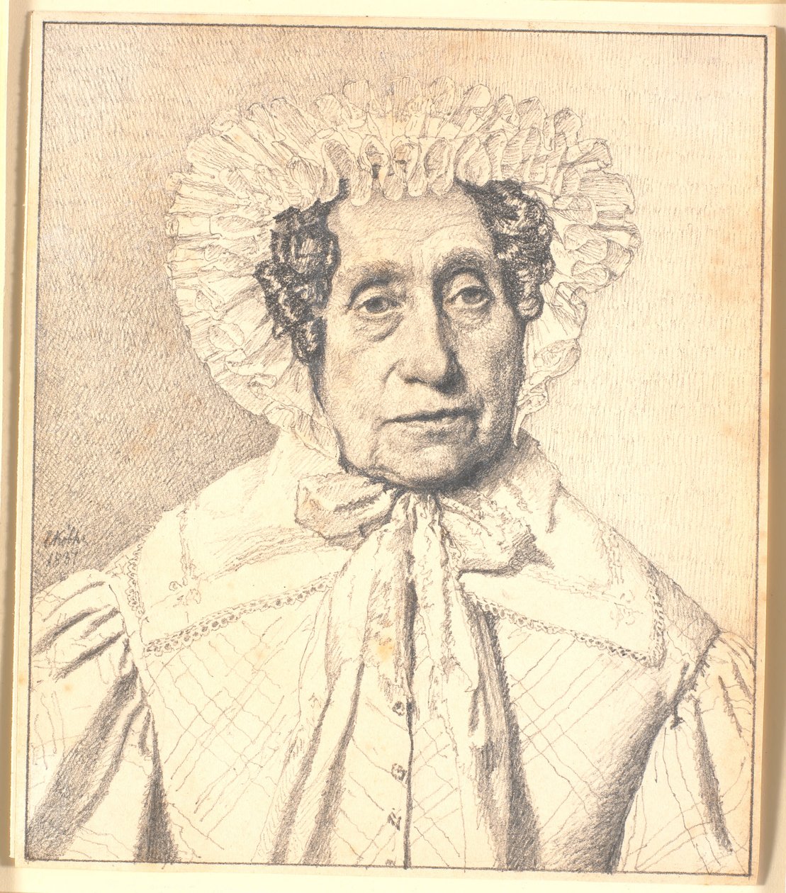 Porträt von Maren Krohn, geb. Rasmussen von Christen Købke