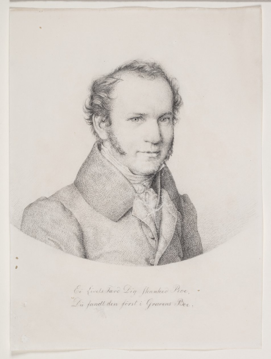 Porträt von Niels Schyth von Christen Købke