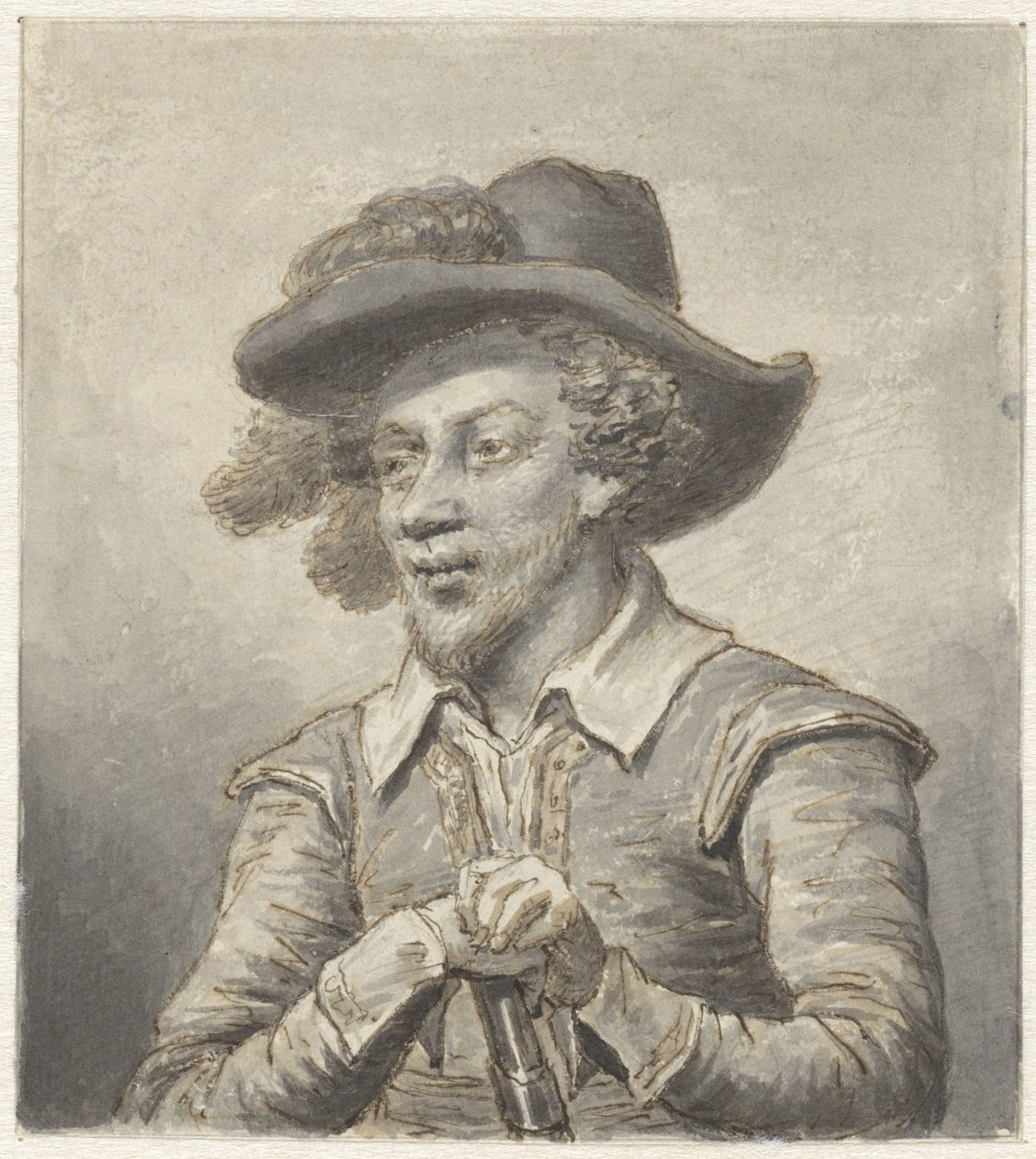 Krieger in historischem Kostüm von Christiaan Kramm