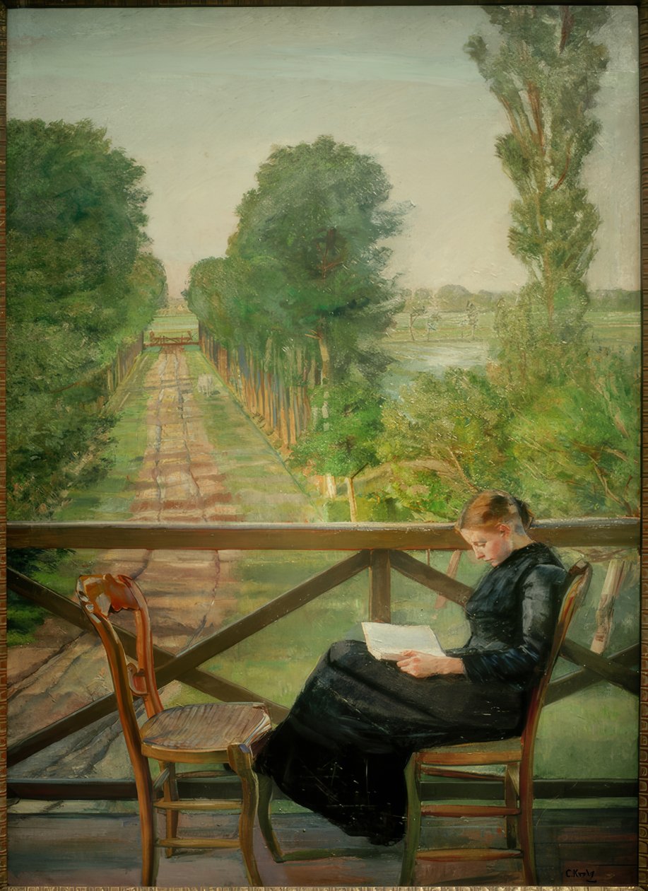 Villa Britannia, Belgien von Christian Krohg