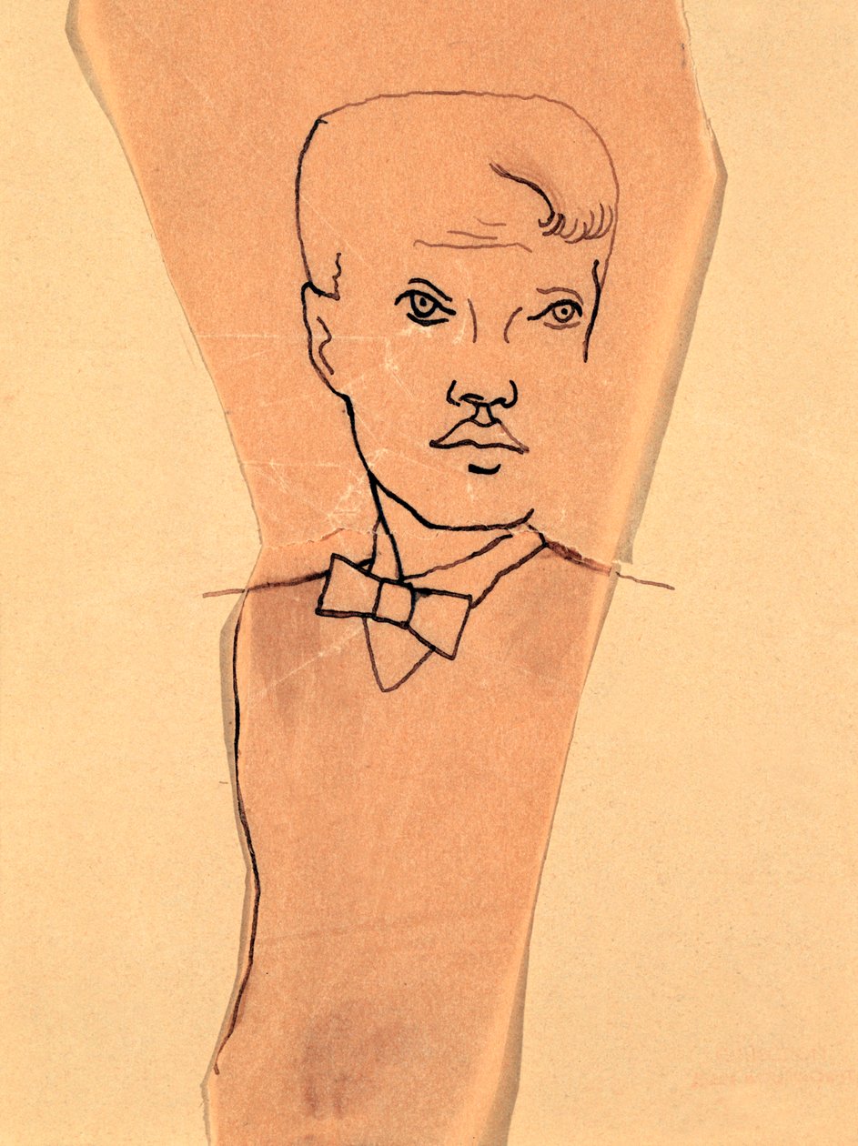 Porträt von Rene Crevel, 1900-1935 von Christian Bérard