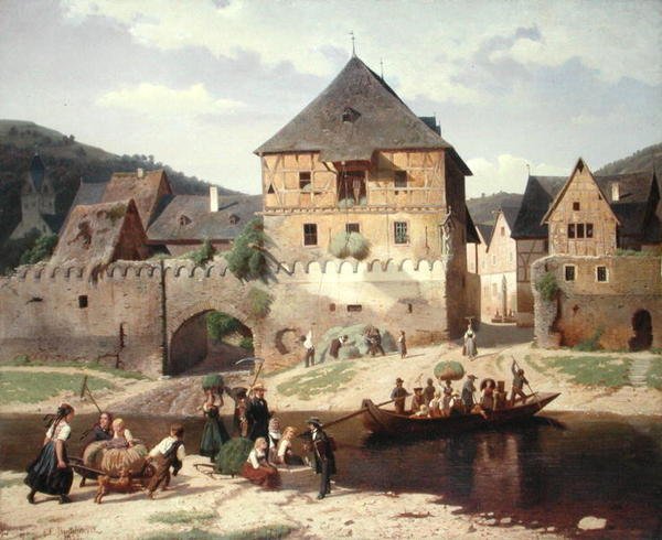 Nach der Heuernte von Christian Eduard Boettcher