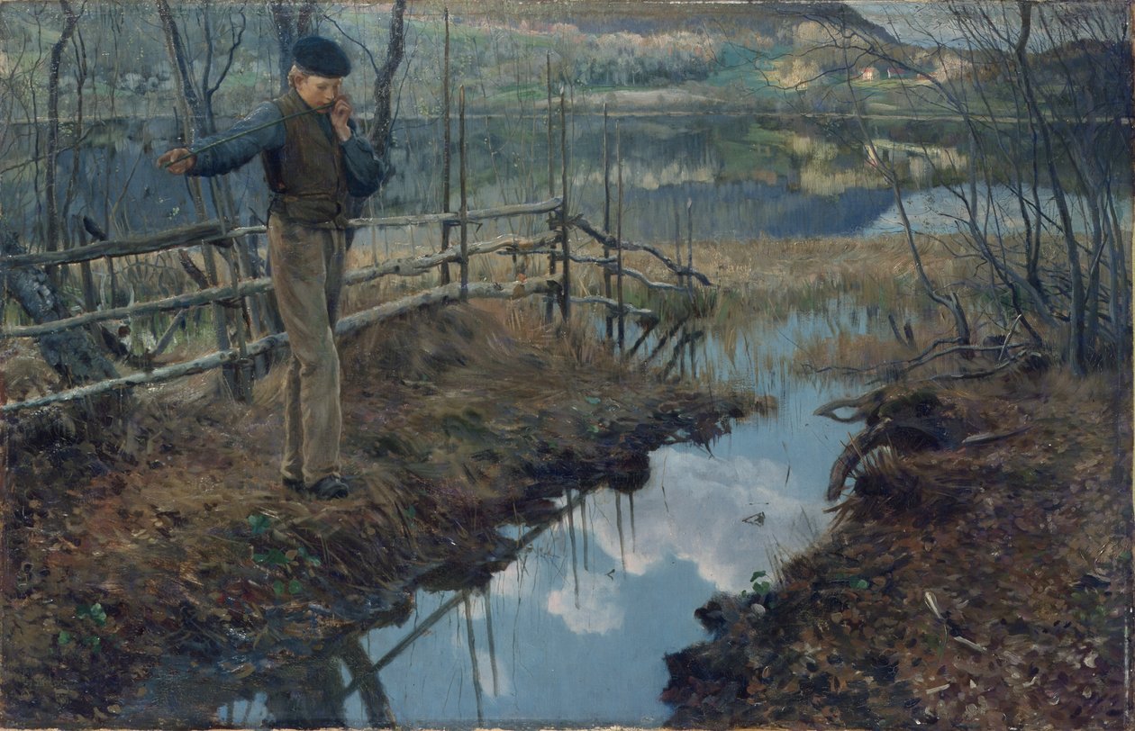 Weidenflöte von Christian Eriksen Skredsvig