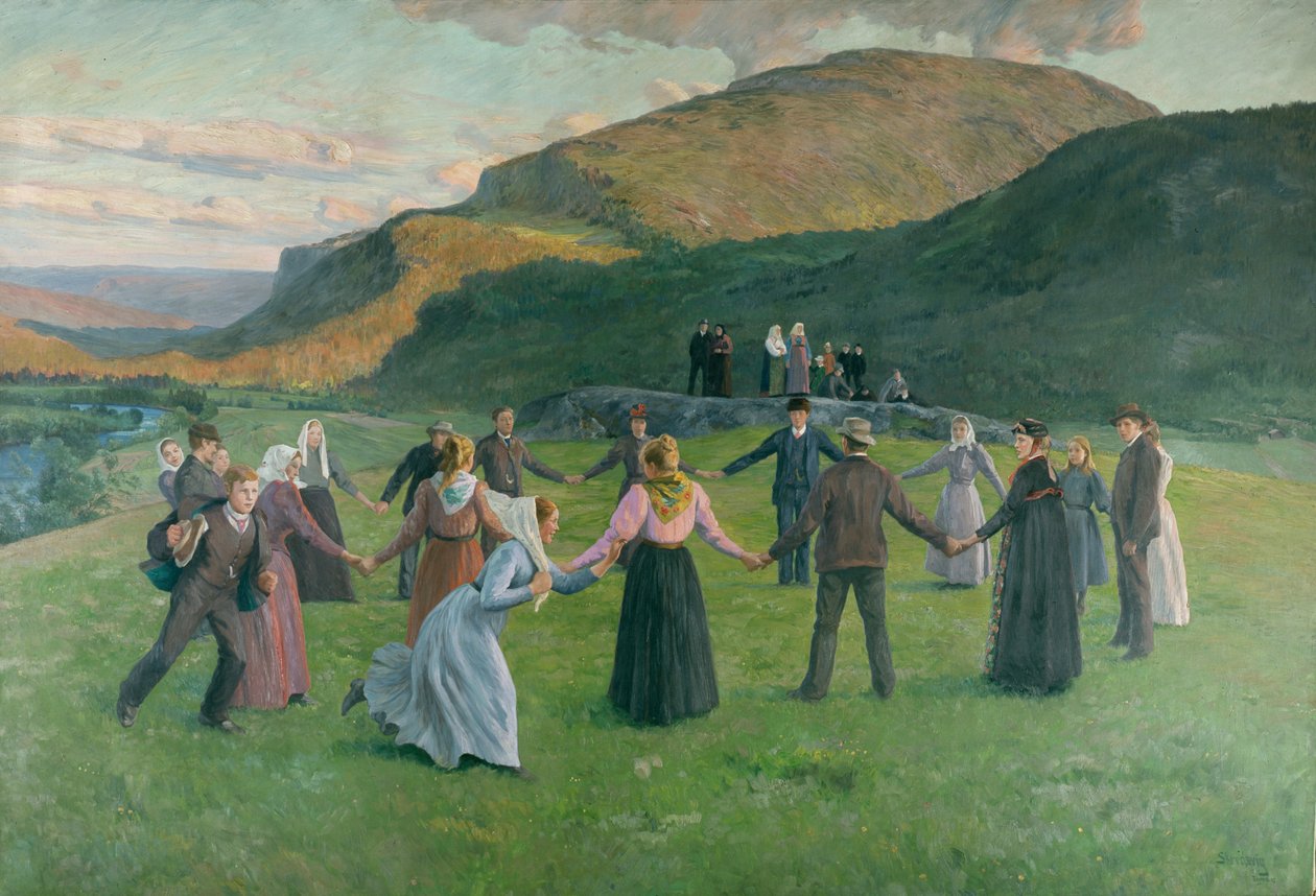 Jugendfest in Eggedal von Christian Eriksen Skredsvig