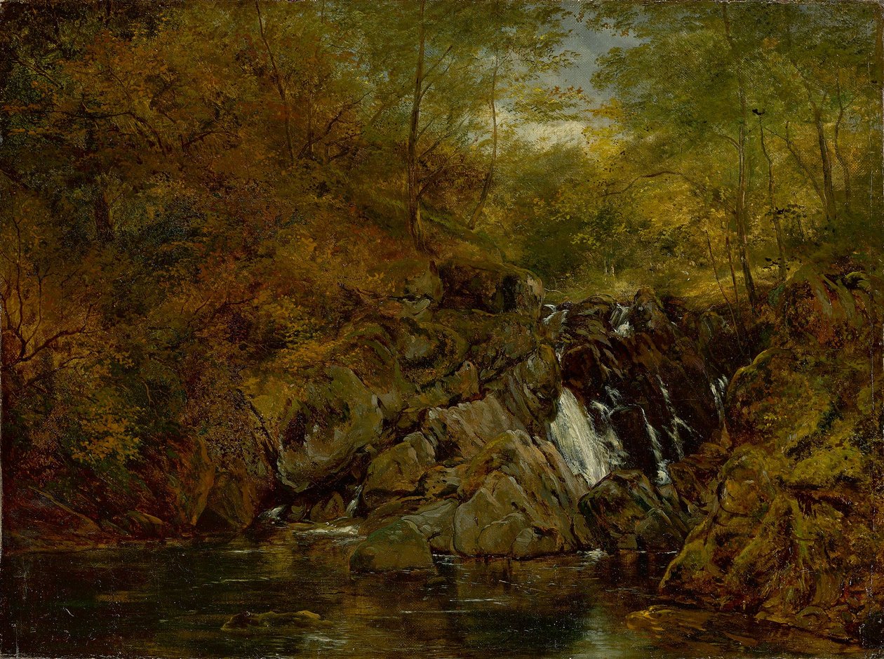 Bergbach von Christian Friedrich Gille