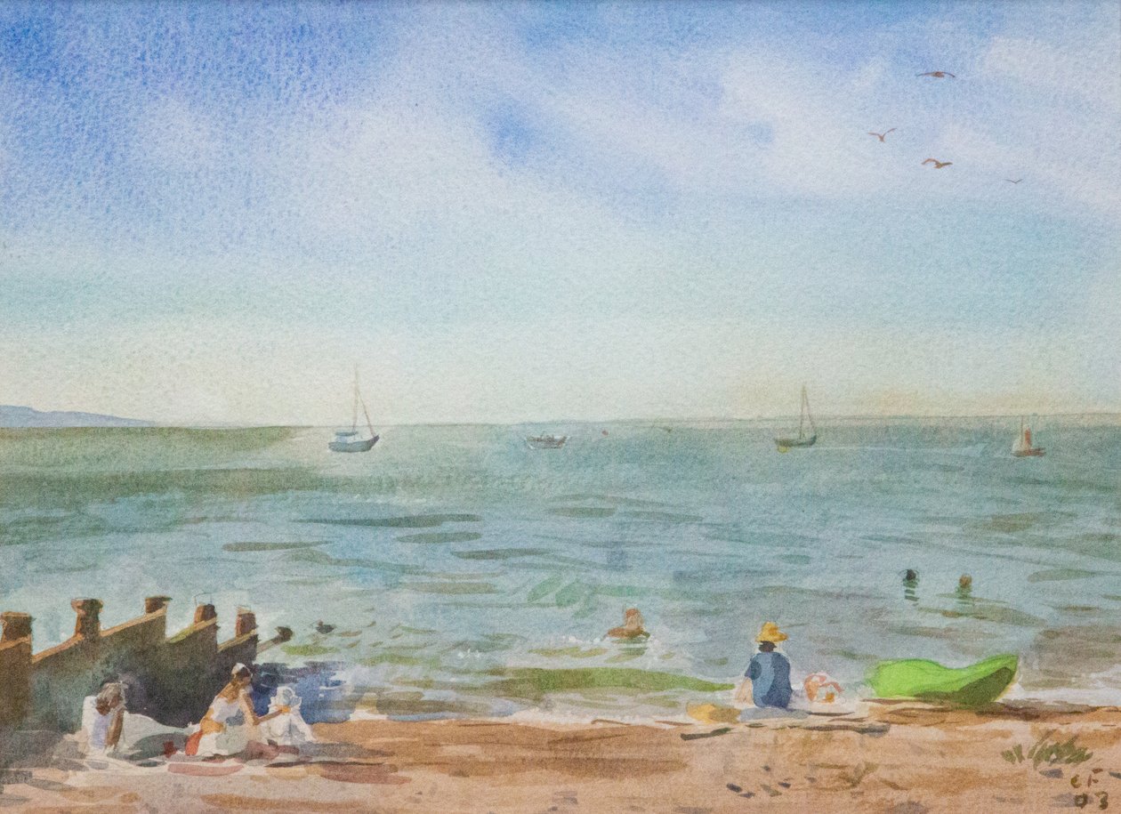 Whitstable Green Sea, 2016 von Christian Furr