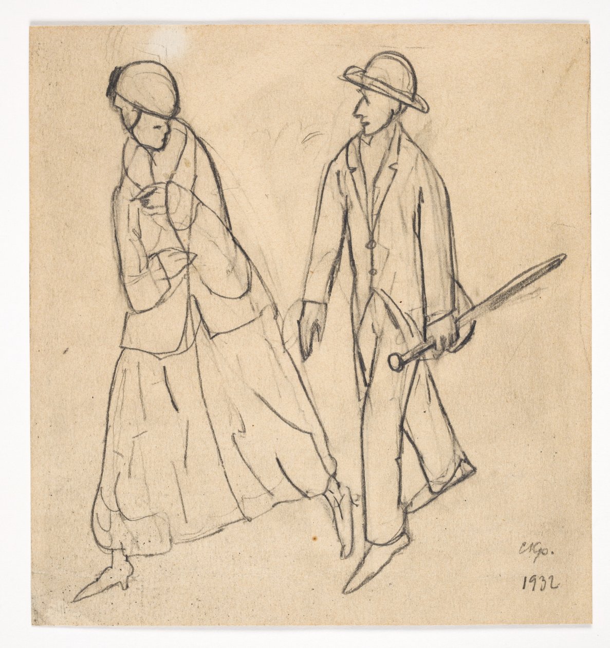 Zwei Figuren von Christian Kongstad Petersen
