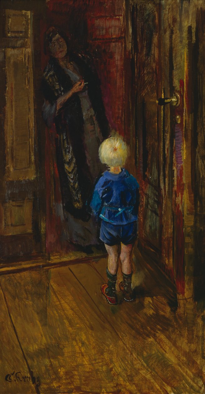 Eine weiße Lüge von Christian Krohg