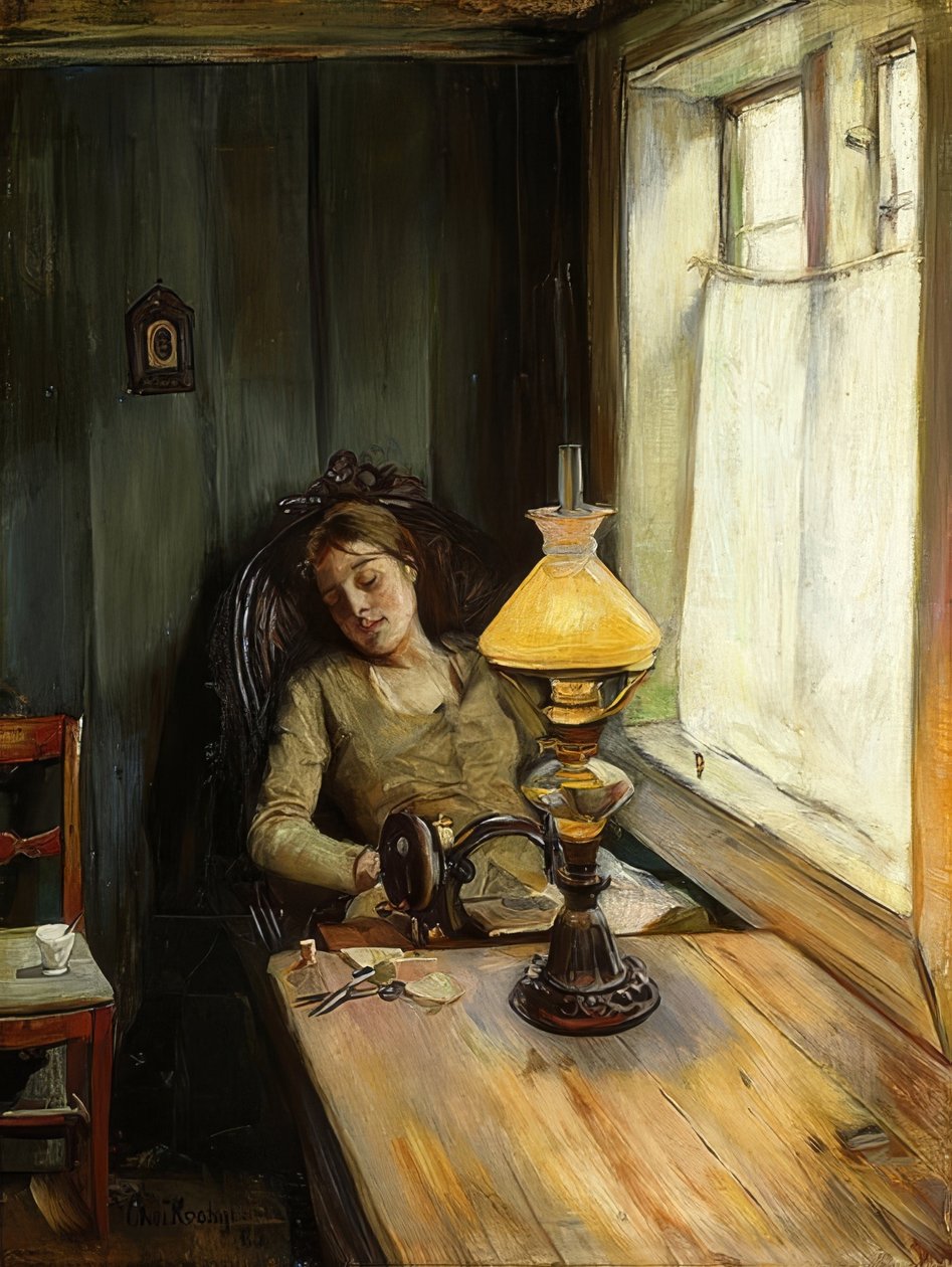 Müde von Christian Krohg