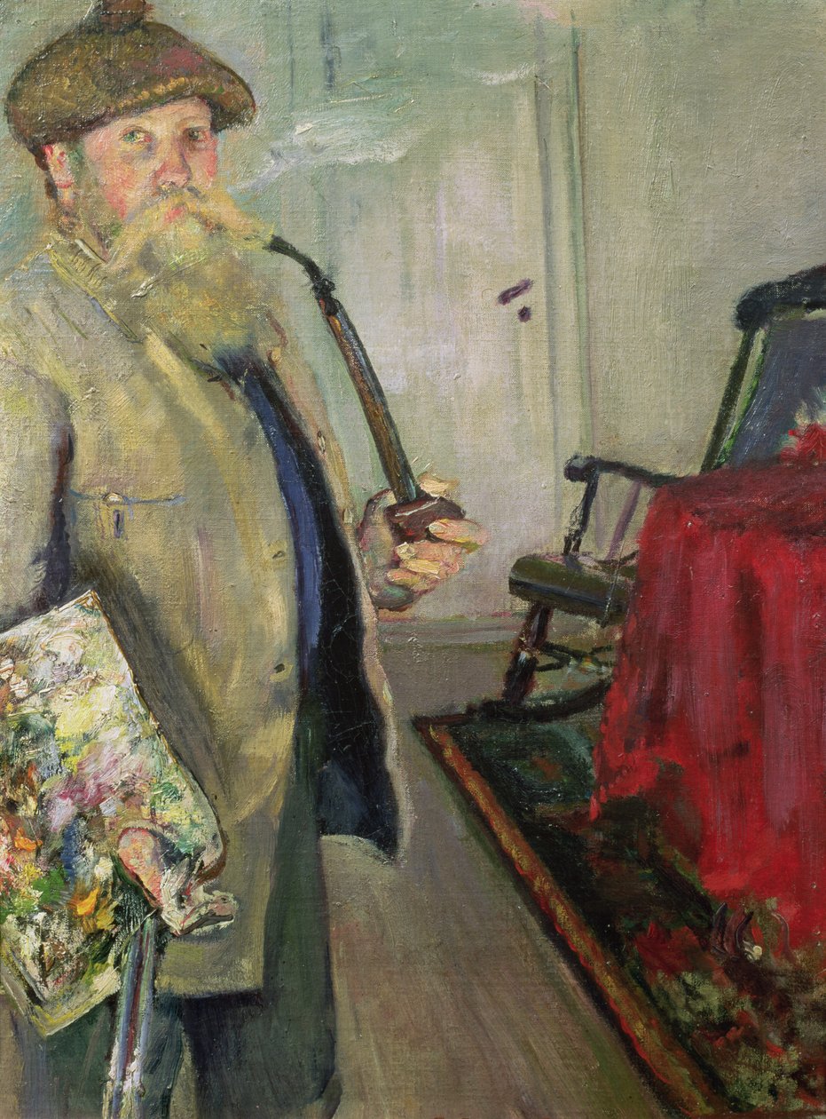 Selbstporträt von Christian Krohg