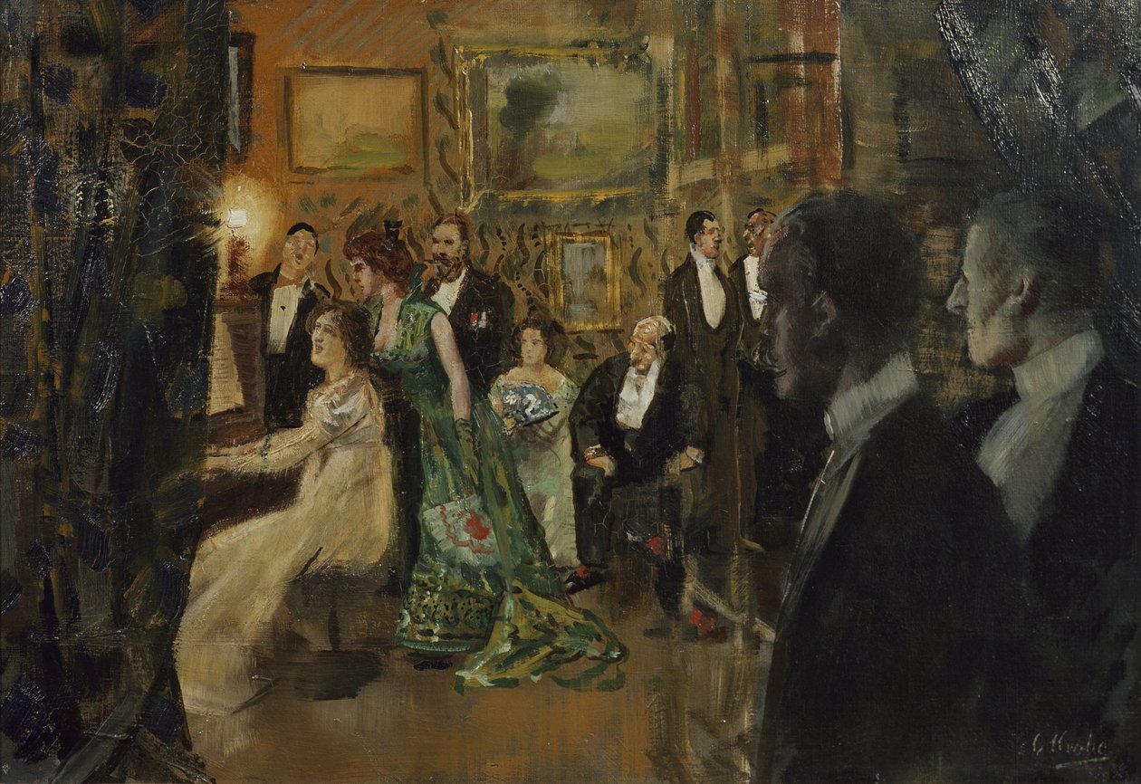 Soirée von Christian Krohg