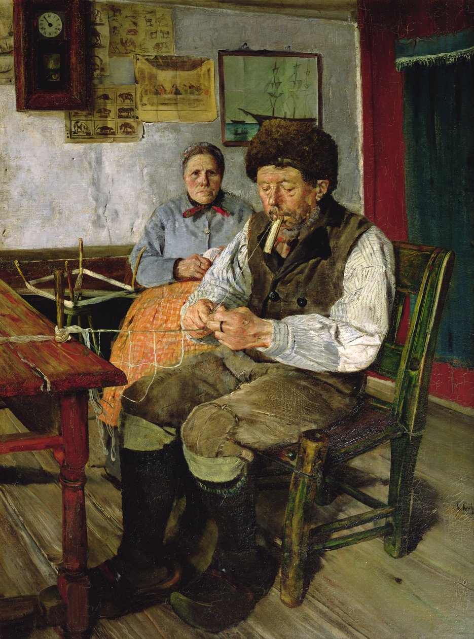 Der Netzbinder von Christian Krohg