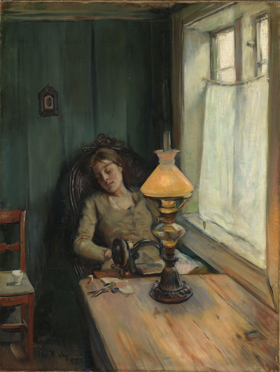 Müde von Christian Krohg