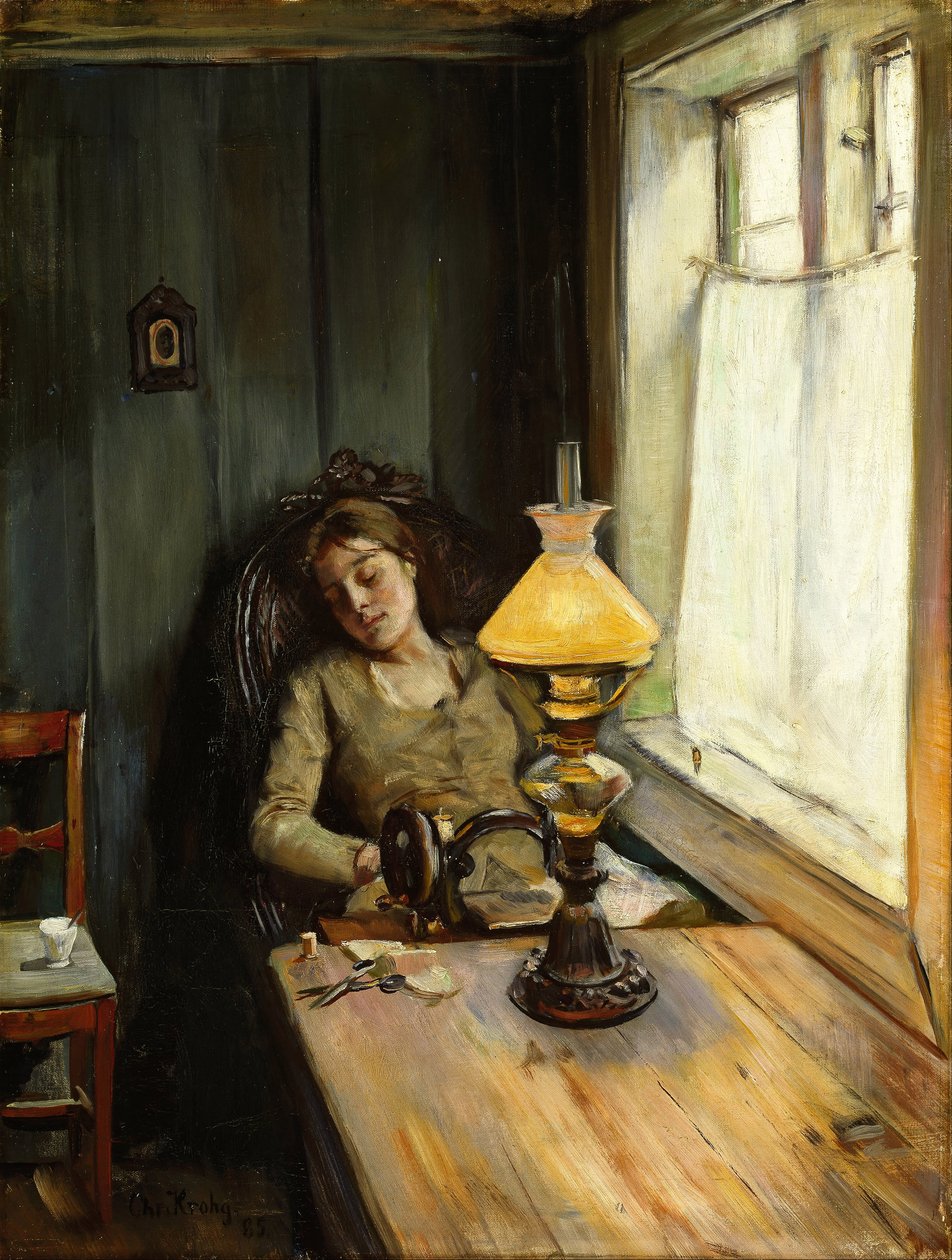 Müde von Christian Krohg