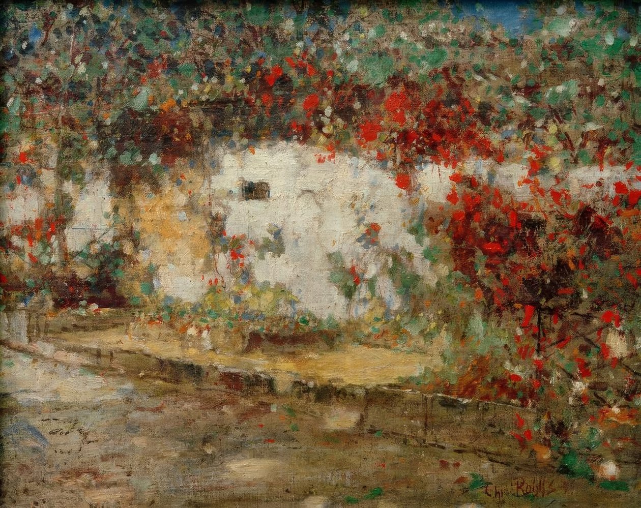 Friedhofsmauer in Weimar von Christian Rohlfs