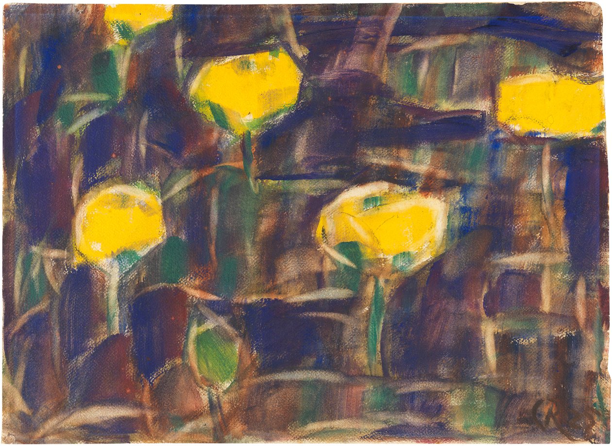 Seerosen, 1925 von Christian Rohlfs