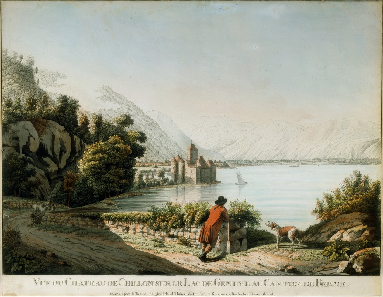 Blick auf Schloss Chillon von Christian von Mechel