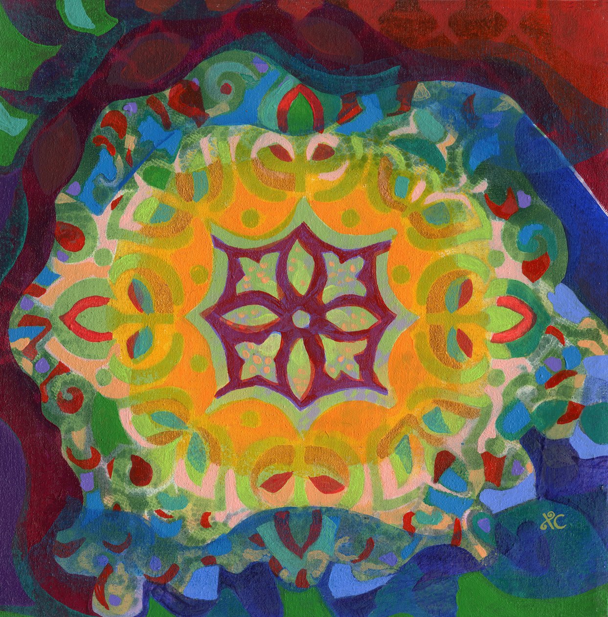 Meditation 38, ca. 2017 von Christina Saj